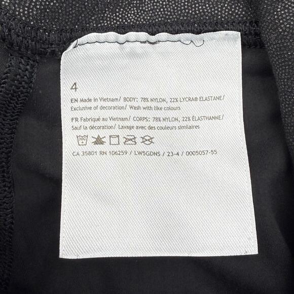 LULULEMON Align Ribbed High-Rise Pant 28" Shine Size 4 Black - Picture 6 of 9